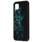 Husa huawei p40 lite cu sticla securizata, techsuit glaze - blue nebula