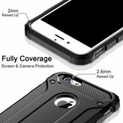 Husa iphone 4 / 4s din plastic dur, techsuit hybrid armor - negru