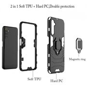 Husa realme 6 pro cu inel, techsuit silicone shield - negru