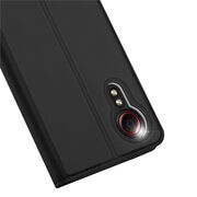 Husa samsung galaxy xcover 5 tip carte, skin pro dux ducis - negru