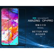 Folie sticla samsung galaxy a70, nillkin amazing cp+pro - negru