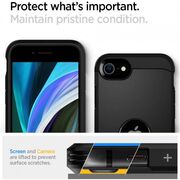 Husa iphone 7 / 8 / se 2, tough armor spigen - negru