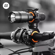 Suport lanterna bicicleta RockBros, portocaliu-negru, DJ1001-BK
