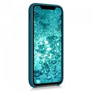 Husa iphone 12 / 12 pro din silicon moale, techsuit soft edge - dark green