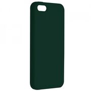 Husa iphone 5 / 5s din silicon moale, techsuit soft edge - dark green