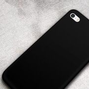 Husa iphone 5 / 5s din silicon moale, techsuit soft edge - negru