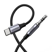 Cablu audio Ugreen AV143, adaptor auxiliar Type-C la Jack 3,5mm, 1m