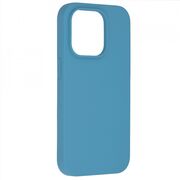 Husa samsung galaxy iphone 14 pro din silicon moale, techsuit soft edge - denim blue