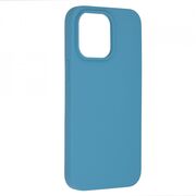 Husa samsung galaxy iphone 14 pro max din silicon moale, techsuit soft edge - denim blue