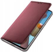 Husa pentru Nokia G21, G11 Wallet tip carte, burgundy