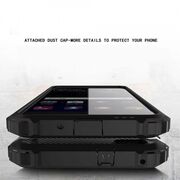 Husa huawei p10 lite din plastic dur, techsuit hybrid armor - negru