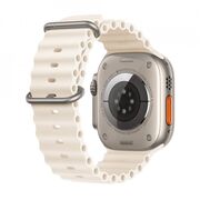 Curea Apple Watch 1 / 2 / 3 / 4 / 5 / 6 / 7 / 8 / SE / Ultra (42 mm / 44 mm / 45 mm / 49 mm) Techsuit, alb, W038