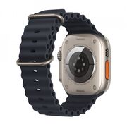 Curea Apple Watch 1 / 2 / 3 / 4 / 5 / 6 / 7 / 8 / SE (38 mm / 40 mm / 41 mm) Techsuit, negru, W038