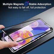Husa Samsung Galaxy A23 360 Magnetic Glass pentru (sticla fata + spate), negru