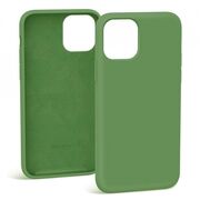 Husa iphone 11 pro max din silicon moale, techsuit soft edge - dark green