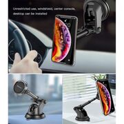 Suport telefon auto magnet Yesido C67 cu brat telescopic, negru