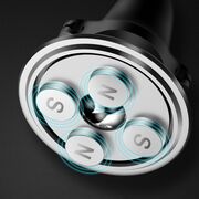 Suport magnetic auto grila ventialtie, baseus (sugx-a09) - rosu