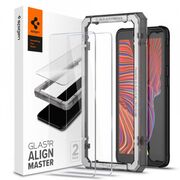 Folie sticla samsung galaxy xcover 5, alm glas (2xpack) spigen - clear