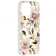 Husa iphone 13 pro max marble series, techsuit - chloe white