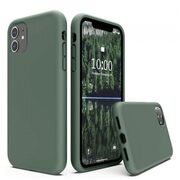 Husa huawei nova 5t / honor 20 din silicon moale, techsuit soft edge - dark green