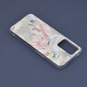 Husa oppo reno 7 5g marble series, techsuit - pink hex