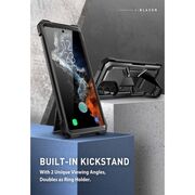 Husa 360 grade pentru Samsung Galaxy S23 Ultra Supcase i-Blason Armorbox  , Protectie display, Negru