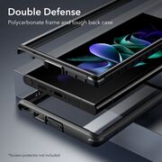 Husa pentru Samsung Galaxy S23 Ultra Double Defense ESR Classic Kickstand Clear / Black