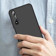 [Pachet 360°] Husa + Folie Huawei Nova 5 T /  Honor 20 GKK Original - Negru
