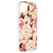 Husa apple iphone 14 plus marble series, techsuit - mary berry nude