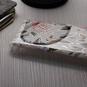 Husa apple iphone 14 pro max marble series, techsuit - chloe white