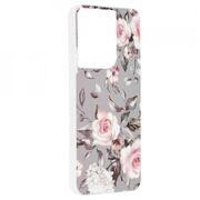 Husa oppo reno8 marble series, techsuit - bloom of ruth gray