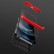 [Pachet 360°] Husa + Folie iPhone 12 mini GKK Original - Negru