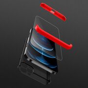 [Pachet 360°] Husa + Folie iPhone 12 Pro GKK Original - Negru