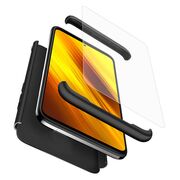 [Pachet 360°] Husa + Folie Xiaomi Poco X3 GKK Original - Negru