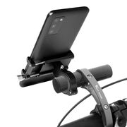 Suport telefon bicicleta cu prindere de ghidon Gub G81, negru