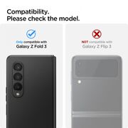 [Pachet 2x] Folie sticla camera Samsung Galaxy Z Fold 3 5G Spigen Glas.tR Optik, negru