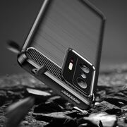 Husa Xiaomi 11T Techsuit Carbon Silicone - Negru