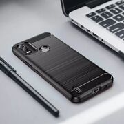 Husa Nokia C21 Plus Techsuit Carbon Silicone, negru