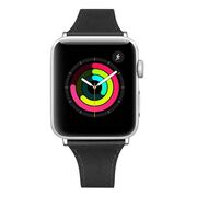 Curea Apple Watch 1 / 2 / 3 / 4 / 5 / 6 / 7 / 8 / SE / Ultra (42 mm / 44 mm / 45 mm / 49 mm) pentru dama Techsuit, negru, W033