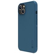 Husa iPhone 14 Nillkin Super Frosted Shield Pro, albastru