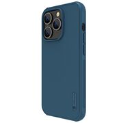 Husa iPhone 14 Pro Nillkin Super Frosted Shield Pro, albastru