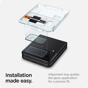 [Pachet 2x] Folie Samsung Galaxy Z Flip 4 Spigen Glas.tR EZ Fit, clear