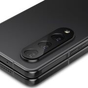 [Pachet 2x] Folie sticla camera Samsung Galaxy Z Fold4 Spigen Glas.tR Optik, negru