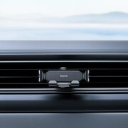 Suport auto grila de ventilatie Baseus, negru, SUWX010001