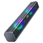 Boxa portabila wireless cu lumini RGB Hoco BS49, Bluetooth 5.1, 10W, negru