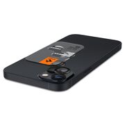 [Pachet 2x] Folie sticla camera iPhone 14 Spigen Glas.tR Optik Pro EZ FIT, negru
