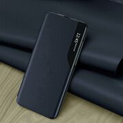 Husa Samsung Galaxy A54 Eco Leather View flip tip carte, albastru