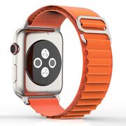 Curea Apple Watch 1 / 2 / 3 / 4 / 5 / 6 / 7 / 8 / SE (38 mm / 40 mm / 41 mm) Techsuit, portocaliu, W037