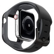 Carcasa Apple Watch 4 / 5 / 6 / 7 / 8  / SE / SE 20 2022 (40mm / 41mm), liquid air spigen - negru