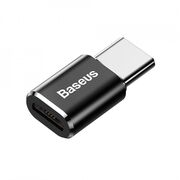 Adaptor micro type-c mama la type-c tata, convertor, baseus - negru